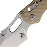 Microtech Stitch SE Ram Lok Fluted G10 Knife 3.75 Inch Blade M390MK For EDC Enthusiasts by Microtech