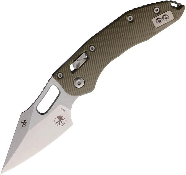 Microtech Stitch S E Ram Lok SW OD Green G10 Auto Knife 3.75in M390MK Blade for EDC Enthusiasts by Microtech