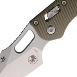 Microtech Stitch S E Ram Lok SW OD Green G10 Auto Knife 3.75in M390MK Blade for EDC Enthusiasts by Microtech