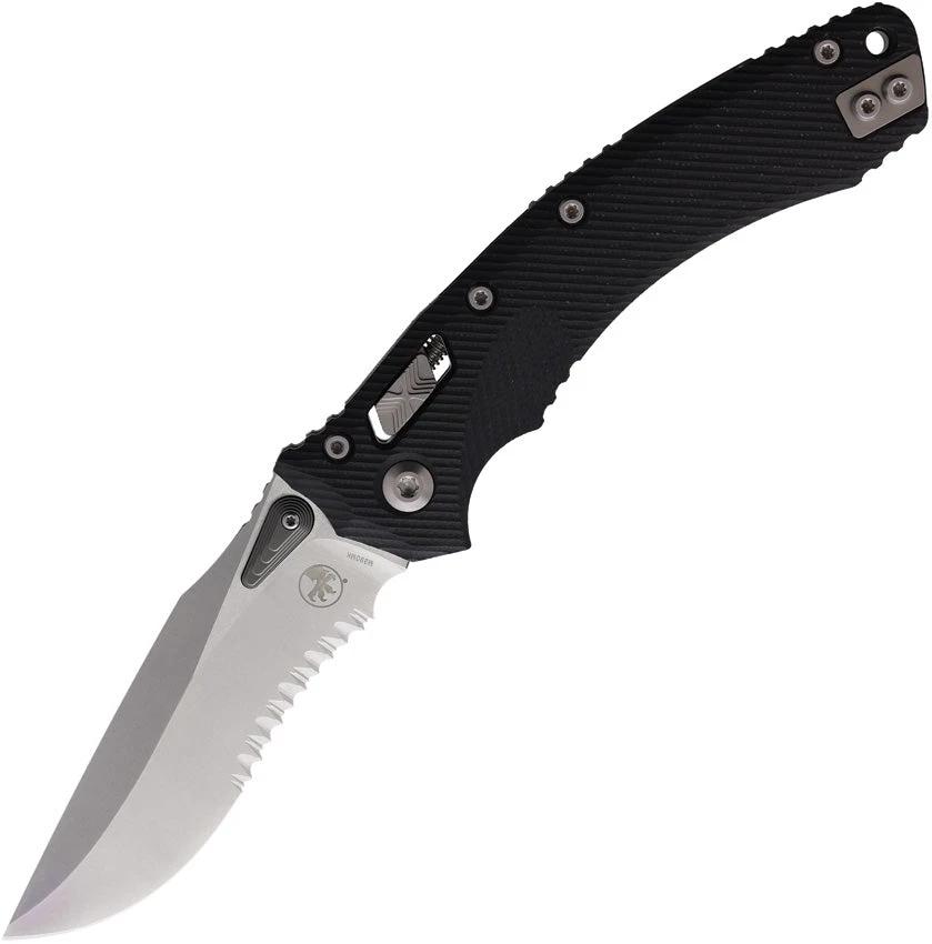 Microtech Amphibian SE Ram Lok Knife 137RL 11FLGTBK M390MK Blade Black G10 Fluted Handle Premium EDC Enthusiasts by Microtech