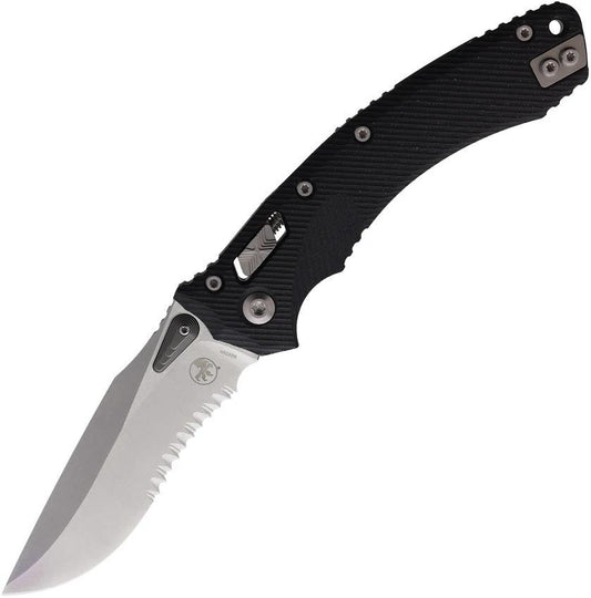 Microtech Amphibian SE Ram Lok Knife 137RL 11FLGTBK M390MK Blade Black G10 Fluted Handle Premium EDC Enthusiasts by Microtech