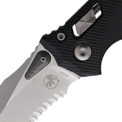 Microtech Amphibian SE Ram Lok Knife 137RL 11FLGTBK M390MK Blade Black G10 Fluted Handle Premium EDC Enthusiasts by Microtech