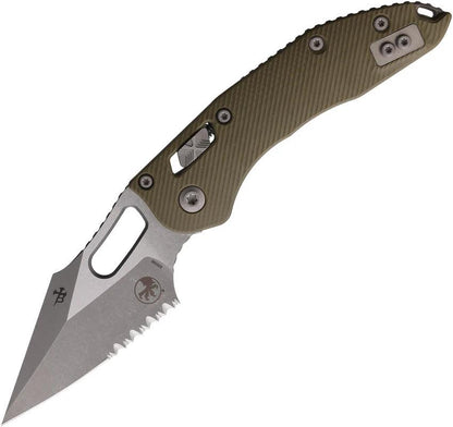 Microtech Stitch SE Ram Lok AP OD Green G10 Knife 5 Inch Closed For EDC Enthusiasts 3.75 Inch M390 by Microtech