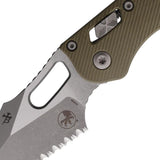 Microtech Stitch SE Ram Lok AP OD Green G10 Knife 5 Inch Closed For EDC Enthusiasts 3.75 Inch M390 by Microtech
