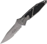 Microtech Auto Socom Elite Buttonlock EDC Knife With Automatic Opening 4 Inch Blade And Apocalyptic Finish