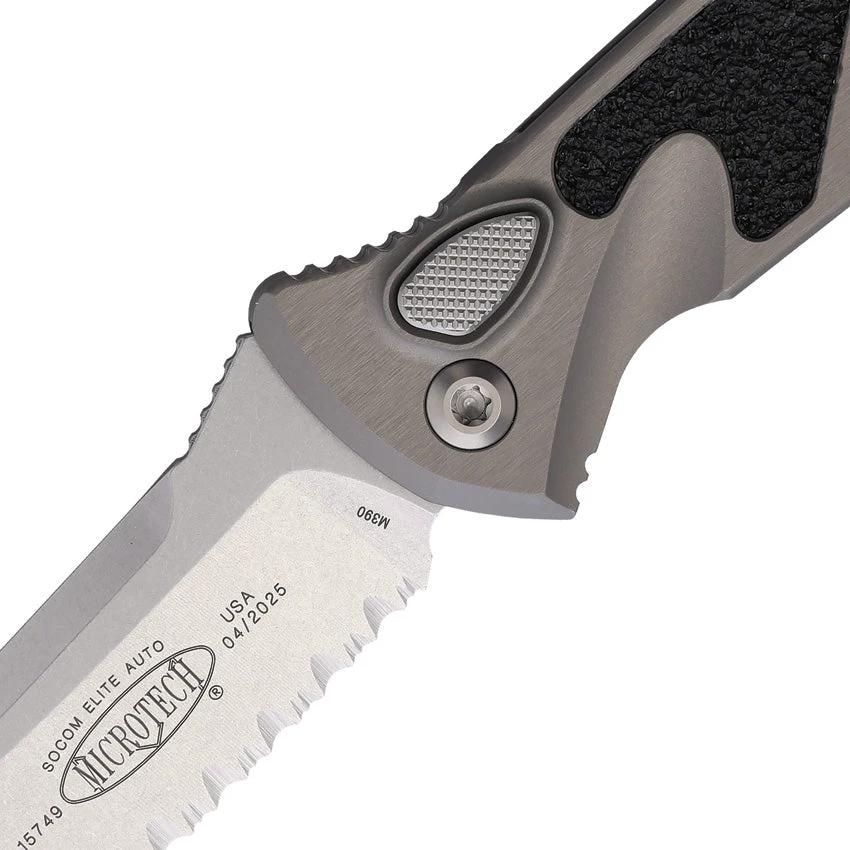 Microtech Auto Socom Elite Buttonlock Automatic Opening Tactical EDC Knife For Professionals With Glass Breaker by Microtech