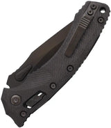Microtech Amphibian Ram-Lok DLC Carbon Fiber Handle EDC Knife 4 Inch M390MK Blade For Tactical Enthusiasts by Microtech