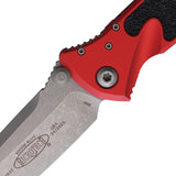 Microtech Socom Elite Linerlock Tactical Knife 4in Tanto Red Aluminum Handle Apocalyptic Premium Steel For EDC Fans by Microtech