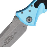 Microtech Socom Elite Knife Linerlock AP 16110APTQ Turquoise Handle Glass Breaker Tactical EDC by Microtech