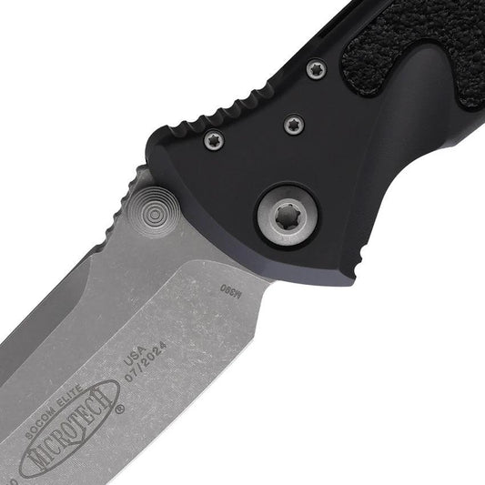 Microtech Socom Elite Linerlock Apocalyptic Finish Premium Steel Tanto Folding Knife 161-10AP Tactical EDC by Microtech
