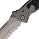 Microtech Socom Elite Tactical EDC Knife Linerlock AP 161 11APNC Apocalyptic Finish Serrated Tanto Glass Breaker by Microtech