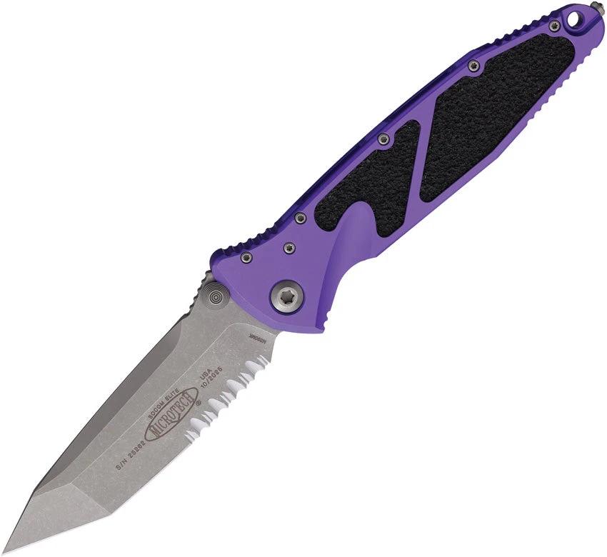 Microtech Socom Elite TE Linerlock 16111APPU Apocalyptic Finish Tactical Folding Knife For Collectors