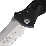 Microtech Socom Elite Linerlock Knife Premium Tactical EDC With Stonewash Partially Serrated Tanto Blade by Microtech