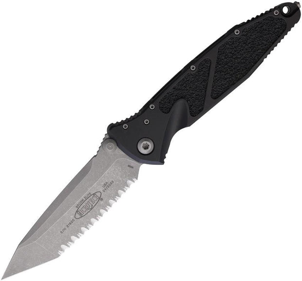 Microtech Socom Elite TE Linerlock AP Apocalyptic Finish Serrated Tactical Knife For EDC Enthusiasts by Microtech