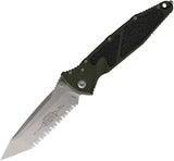 Microtech Socom Elite Linerlock Folding Knife AP 161-12APWL Durable Titanium Build For Tactical EDC Enthusiasts