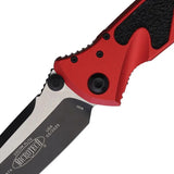 Microtech Socom Elite TE Linerlock Red Aluminum Handle Premium Two Tone M390 Tanto For EDC Enthusiasts by Microtech