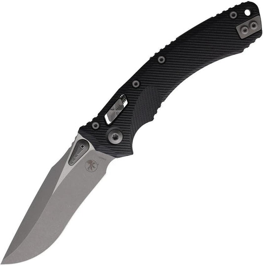 Microtech Amphibian Ram Lok Knife With Apocalyptic M390 Blade Black G10 EDC Tactical