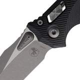 Microtech Amphibian Ram Lok Knife With Apocalyptic M390 Blade Black G10 EDC Tactical by Microtech