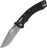 Microtech Amphibian SE Ram Lok Knife FourInch Apocalyptic M390 Blade Black Aluminum Handle EDC