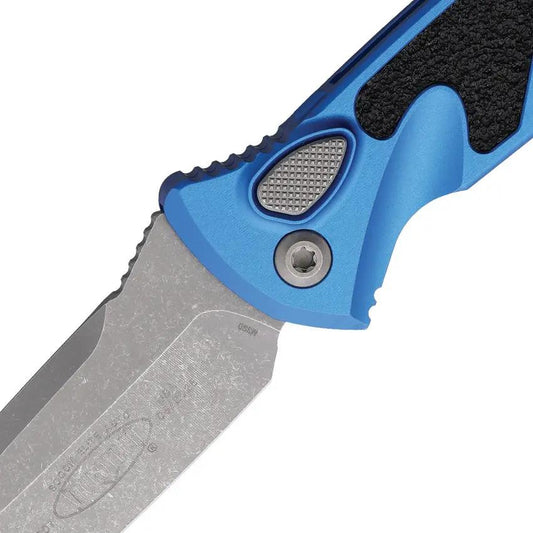 Microtech Auto Socom Elite Buttonlock Tactical Knife M390 Blade Apocalyptic Finish For Tactical Knife Enthusiasts by Microtech