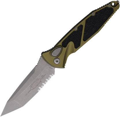 Microtech Auto Socom Elite Buttonlock Knife For Tactical Enthusiasts Automatic Opening Apocalyptic M390MK Tanto