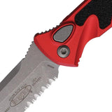 Microtech Auto Socom Elite ButtonLock Automatic Opening Tactical EDC Knife With Red Aluminum by Microtech