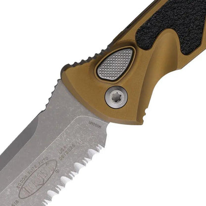 Microtech Socom Elite Auto Knife With Automatic Opening Button Lock For Tactical EDC Enthusiasts by Microtech