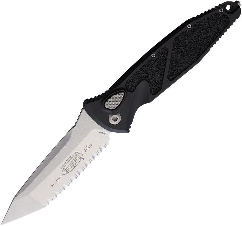 Microtech Auto Socom Elite Buttonlock Knife For Tactical Enthusiasts With Automatic Opening 5.13 Inch Closed by Microtech