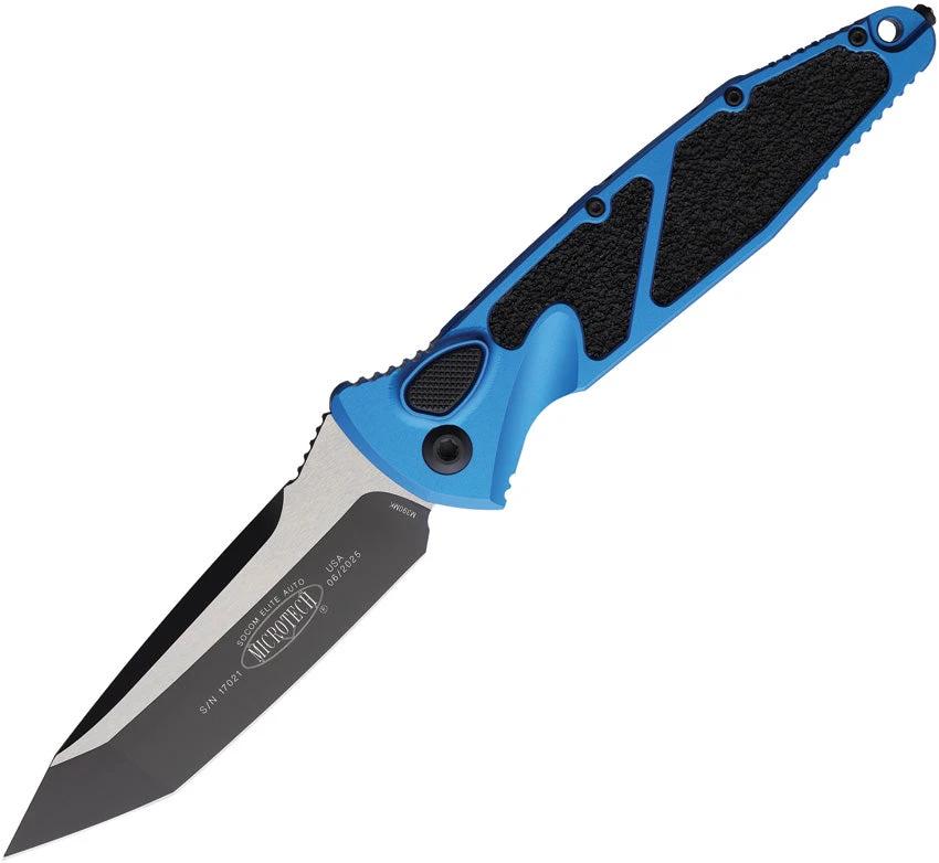 Microtech Auto Socom Elite Buttonlock Tactical EDC Knife With Premium Bohler M390 Blade by Microtech