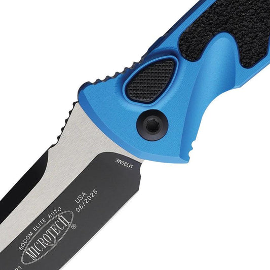 Microtech Auto Socom Elite Buttonlock Tactical EDC Knife With Premium Bohler M390 Blade by Microtech