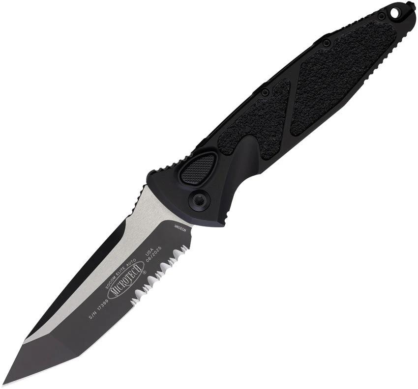 Microtech Socom Elite Auto Buttonlock Knife Automatic Opening 161A 2T Two Tone M390 For Tactical Enthusiasts by Microtech
