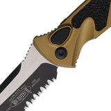 Microtech Auto Socom Elite Buttonlock Knife For Tactical EDC 161A-2TA M390 Blade by Microtech