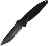 Microtech Auto Socom Elite Button Lock Automatic Knife 4 Inch Tanto M390 Glass Breaker For Tactical Pros