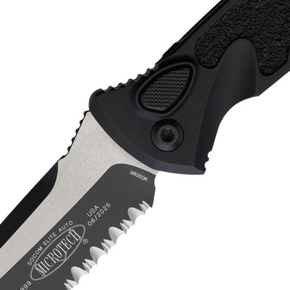 Microtech Socom Elite Auto Buttonlock Knife Automatic Opening 161A 2T Two Tone M390 For Tactical Enthusiasts by Microtech