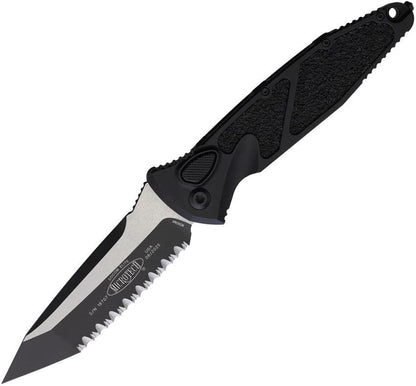 Microtech Auto Socom Elite Buttonlock Automatic Knife For EDC Pros With 4 Inch Serrated Bohler M390 Blade by Microtech