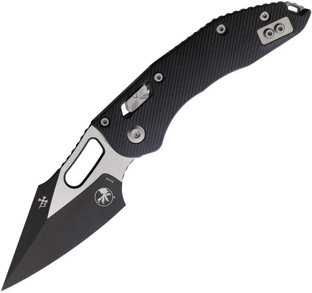 Microtech Stitch S E Ram Lok Premium EDC Knife Black G10 Handle 3.75in M390MK Blade for EDC Enthusiasts