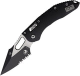 Microtech Stitch S E Ram Lok Black 169RL-2FLGTBK Tactical EDC Knife For Collectors by Microtech