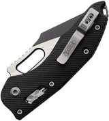Microtech Stitch S E Ram Lok Black 169RL-2FLGTBK Tactical EDC Knife For Collectors by Microtech