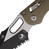 Microtech Stitch SE Ram Lok PS OD Knife Premium Two Tone M390MK Blade For EDC Enthusiasts by Microtech