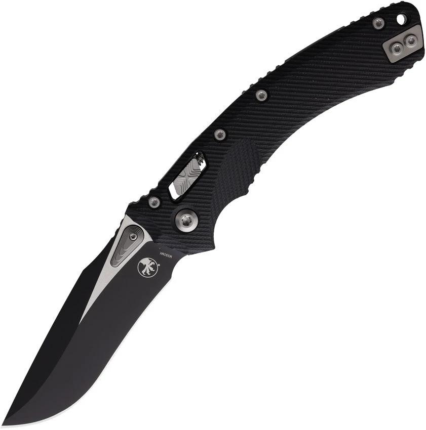 Microtech Amphibian SE Ram Lok Knife Two Tone Finish Black G10 4In M390 Blade For EDC Enthusiasts 137RL1FLGTBK