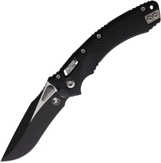 Microtech Amphibian SE Ram Lok Knife Two Tone Finish Black G10 4In M390 Blade For EDC Enthusiasts 137RL1FLGTBK