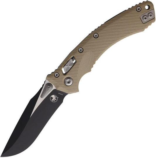 Microtech Amphibian SE Ram Lok Tan Knife Four Inch M390 Blade G10 Handle EDC Enthusiasts Premium