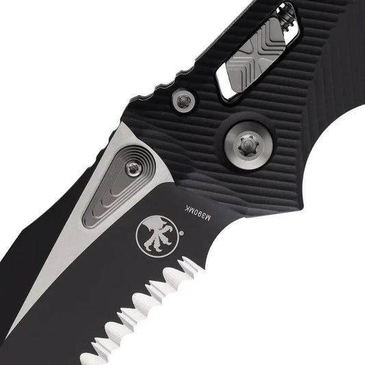 Premium Microtech Amphibian Ram Lok Serrated Edge EDC Knife For Collectors And Tactical Users by Microtech
