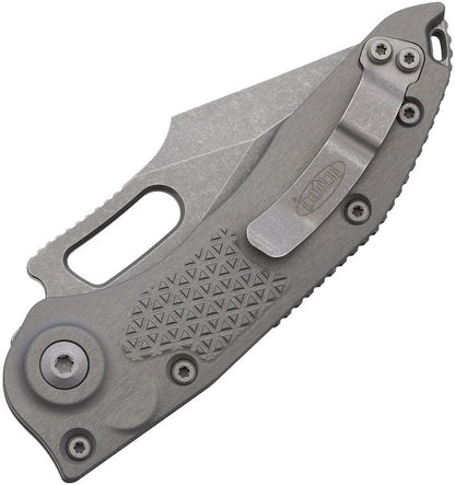 Microtech Auto Stitch S E Button Lock Knife Automatic Opening 3.75in Wharncliffe Blade For Tactical And EDC Enthusiasts by Microtech