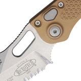 Microtech Auto Stitch SE Button Lock EDC Knife Opening by Microtech