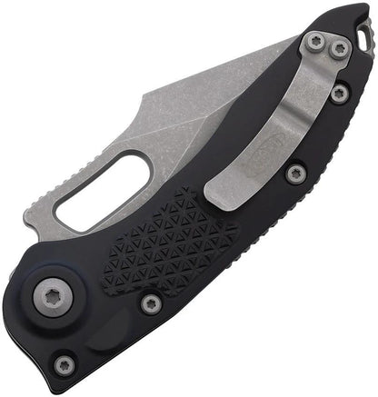 Microtech Auto Stitch SE Button Lock Knife Automatic Opening 5in Closed Wharncliffe Serrated Blade For EDC Enthusiasts by Microtech