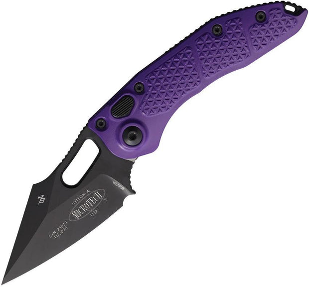 Microtech Auto Stitch SE Button Lock Knife For EDC