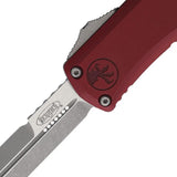 Microtech Auto Hera II Mini OTF Knife Merlot Aluminum Handle Premium Three Inch M390 Bayonet Blade For EDC Enthusiasts by Microtech