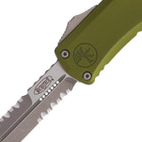 Microtech Hera II Auto OTF Knife 3in Bayonet Blade OD Green Aluminum Handle Tactical EDC by Microtech