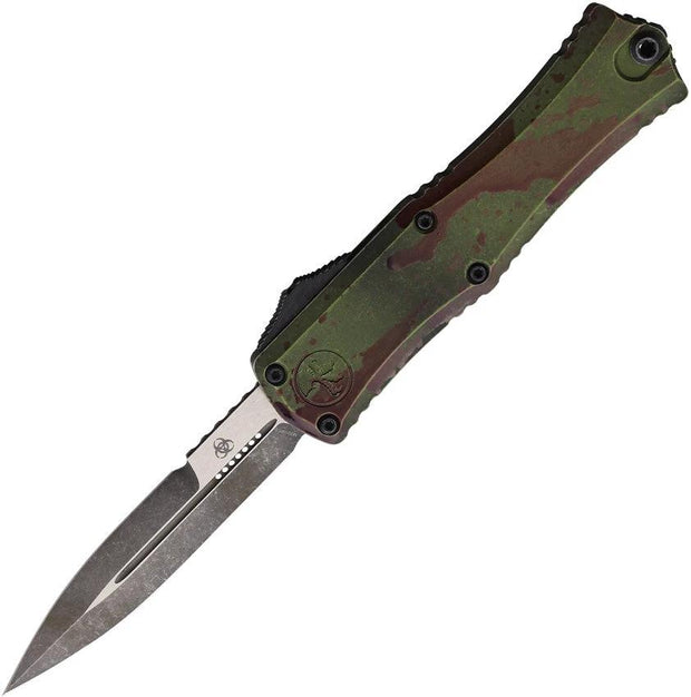 Microtech Hera II Mini Double Edge OTF Knife Auto Opening Bayonet Blade Premium Aluminum Handle For EDC Enthusiasts